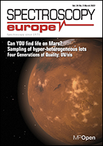 Cover of Spectroscopy Europe